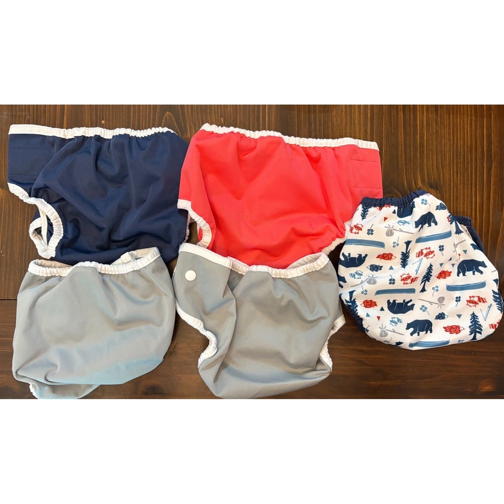 Thirsties Cloth Diaper Covers Size Small Multicolor Reusable Lot Of 5